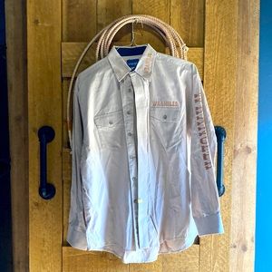 Wrangler Mens Cowboy Embroidered Shirt